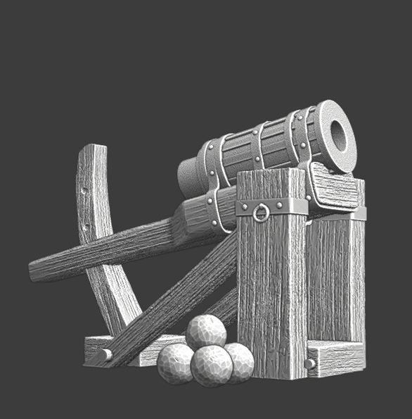 Medieval Teutonic Cannon - Wargaming